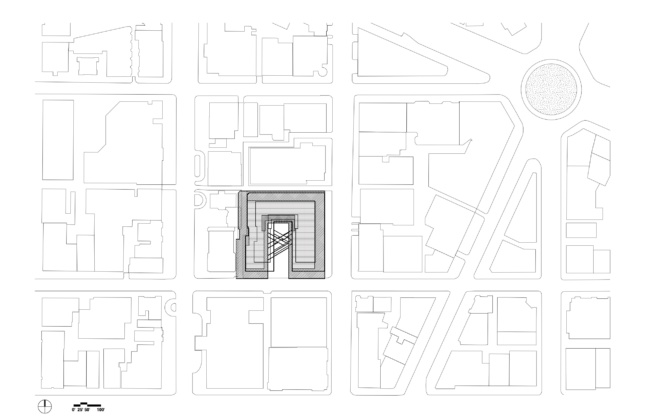 Site plan for Midtown Center