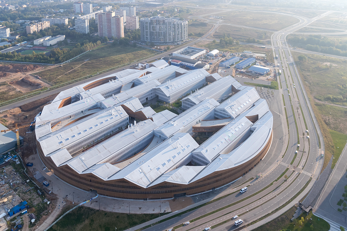 Aerial photo of Skolkovo Institute of Science and Technology East Ring