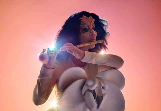 Promotional photo of for Björk for her forthcoming Cornucopia show at The Shed
