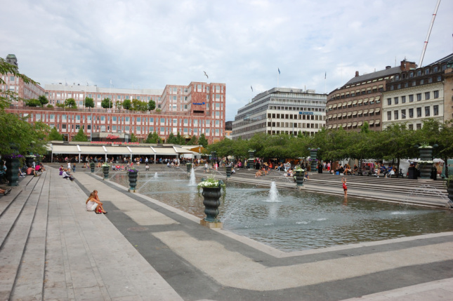The Fountain of Wolodarski in Stockholm's Kungsträdgården