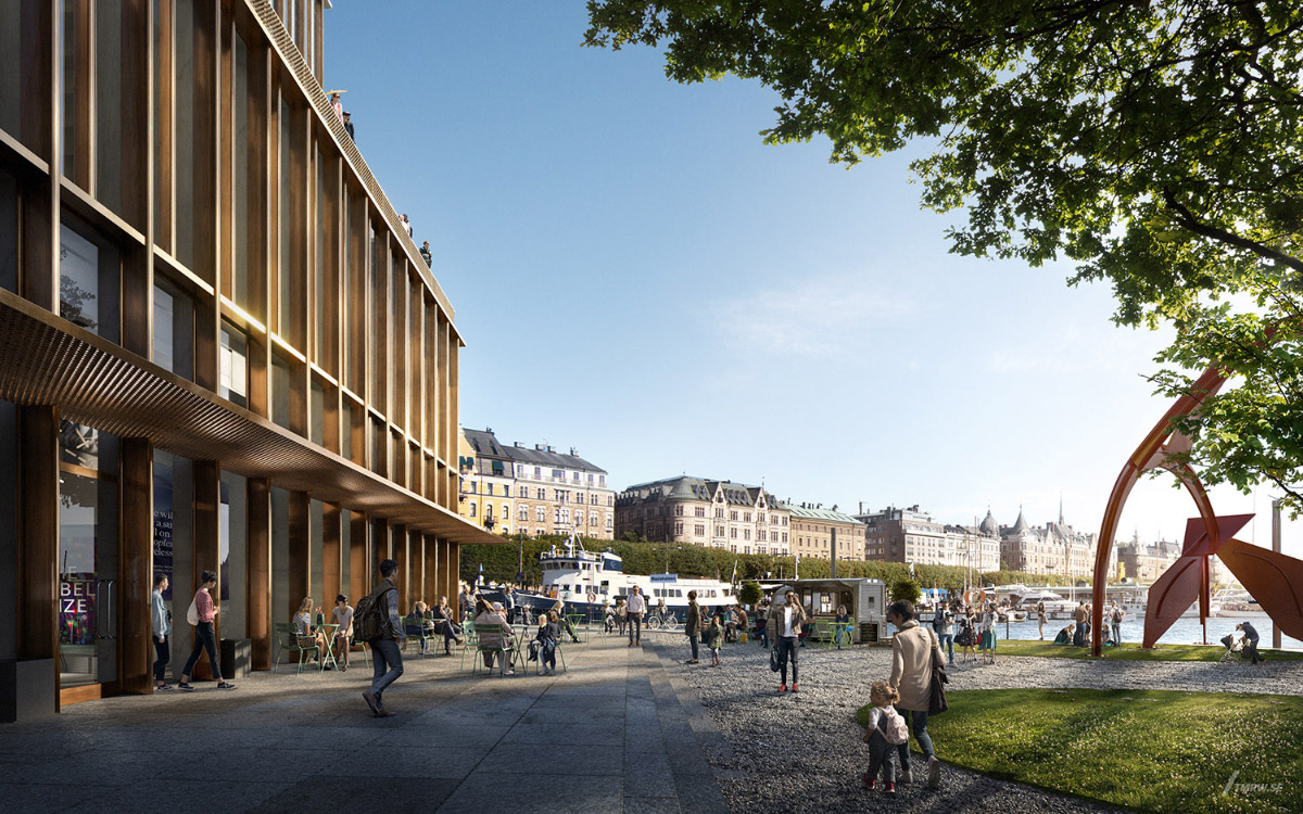 Rendering of the proposed Nobel Center