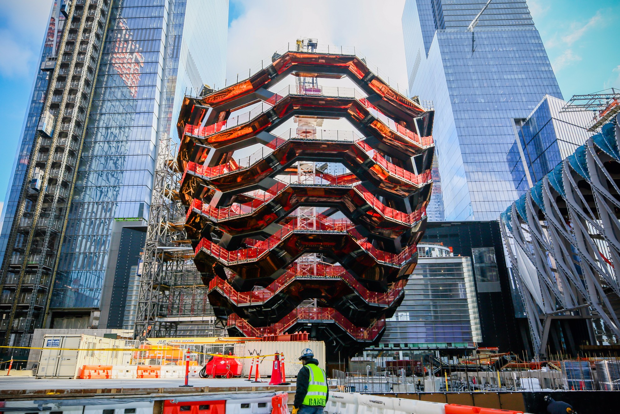 Photo of the vessel in Hudson Yards