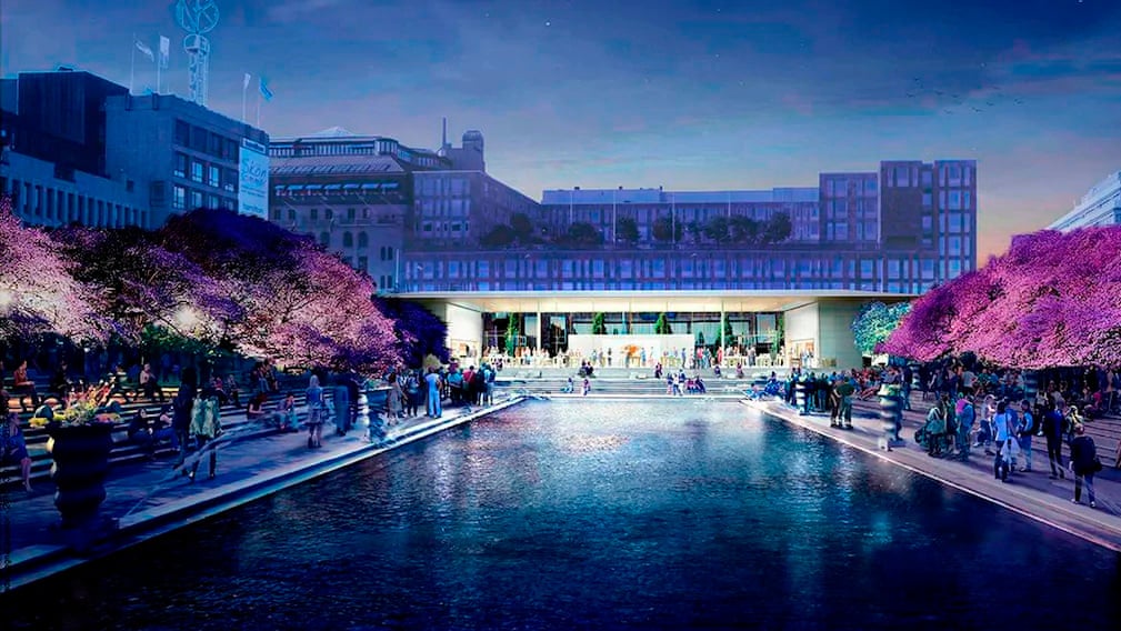 Apple's proposal for Stockholm's Kungsträdgården park