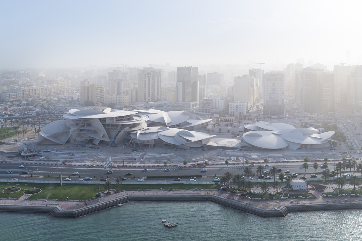 Photo by Iwan Baan of the National Museum of Qatar designed by Ateliers Jean Nouvel