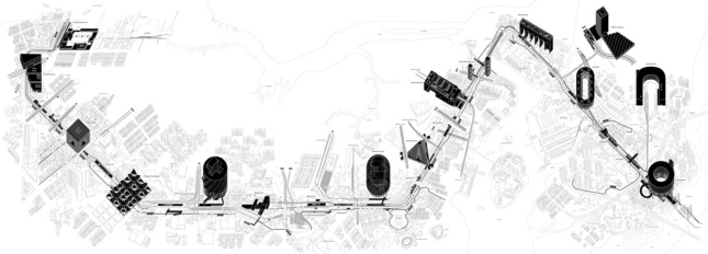 Diagram of Triboro Corridor by Only If and One Architecture & Urbanism