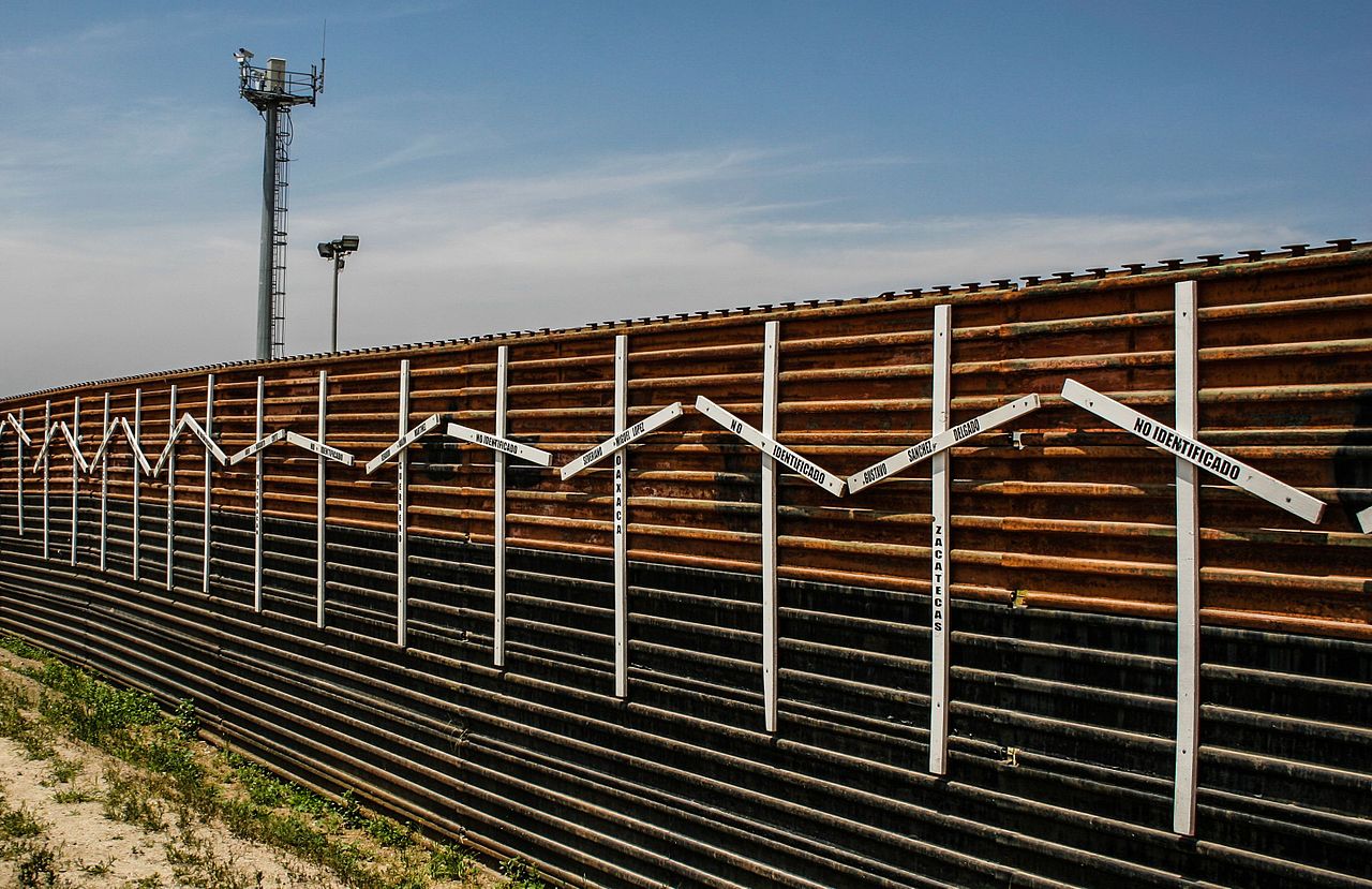 Photo of the U.S.-Mexico border wall