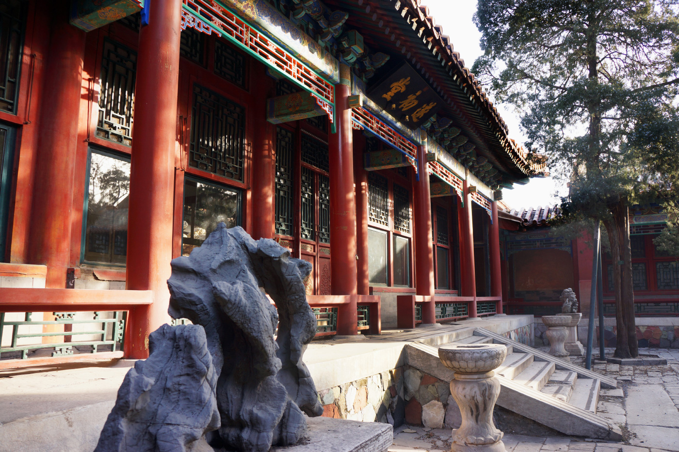 Exterior of an 18th century Chinese pavilion