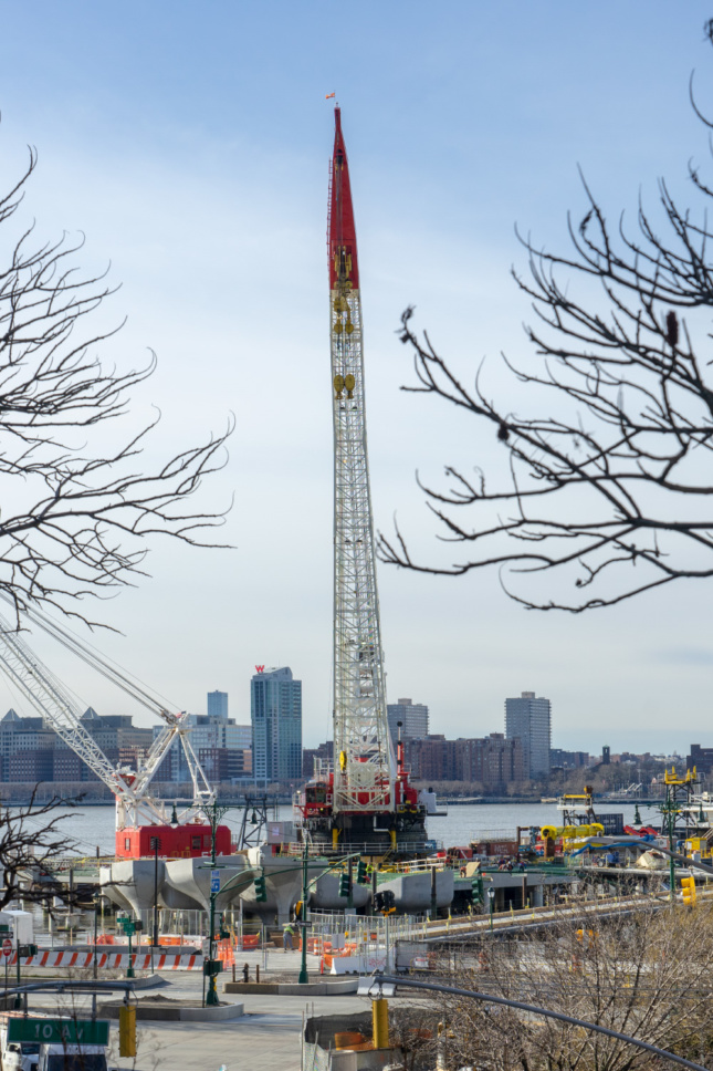 Construction photo of Pier 55