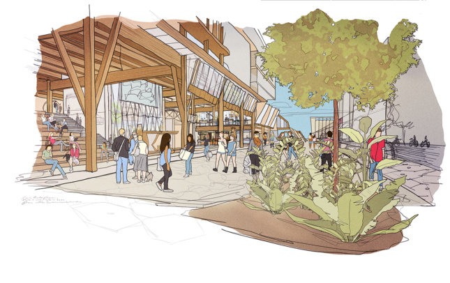 Rendering of Sidewalk Labs' Toronto Quayside development