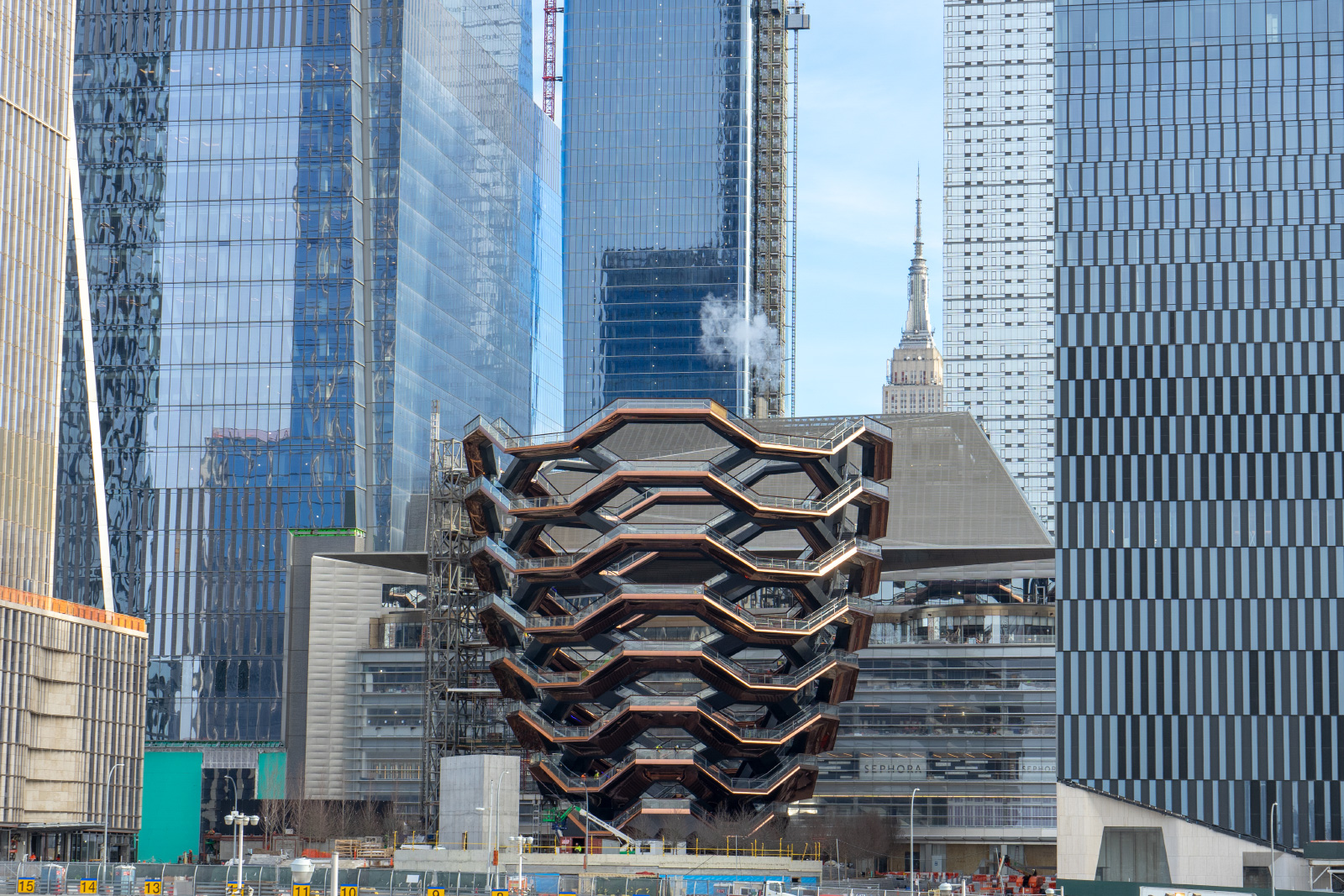 Photo of the Vessel and Hudson Yards
