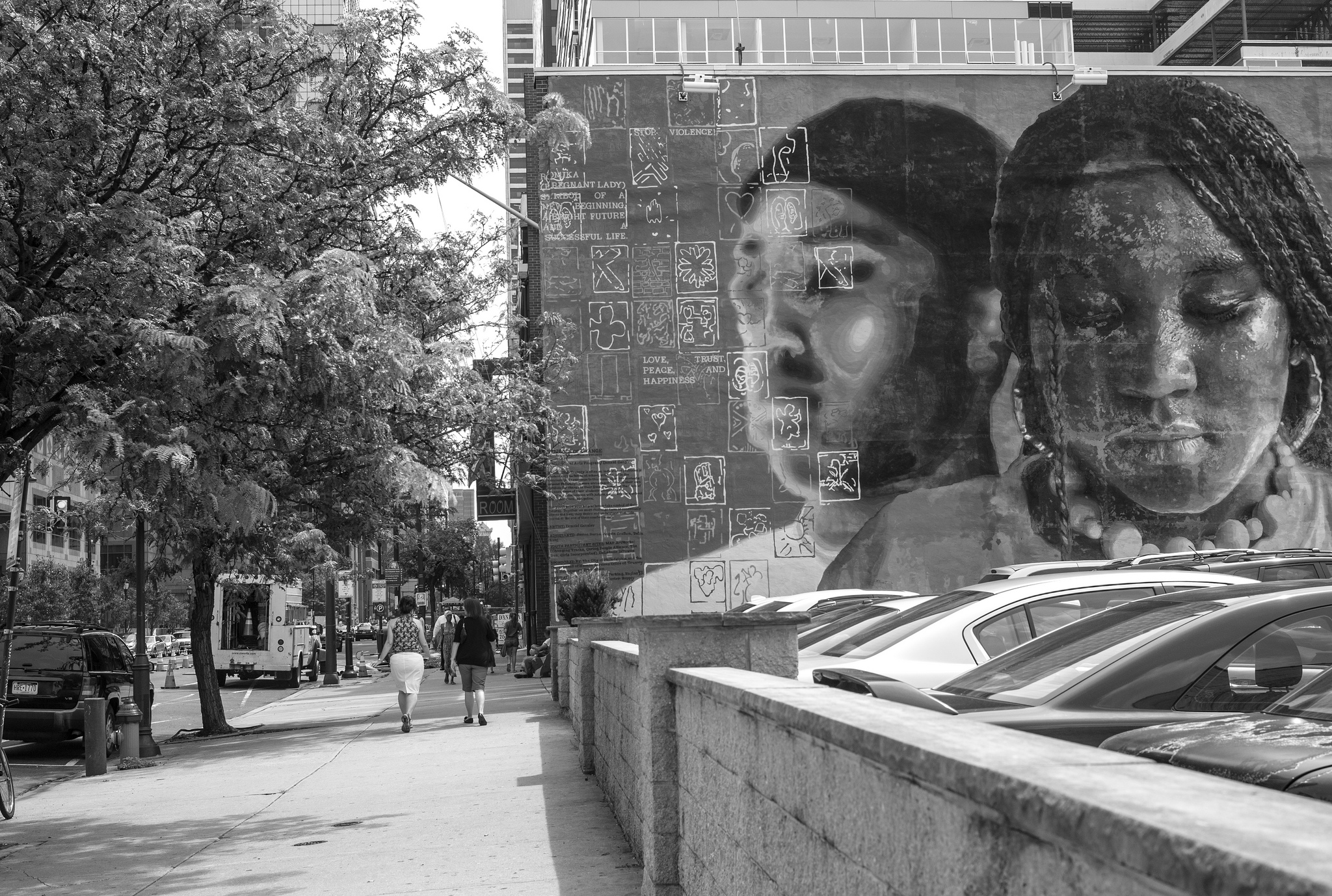 Photo of street mural in Philadelphia