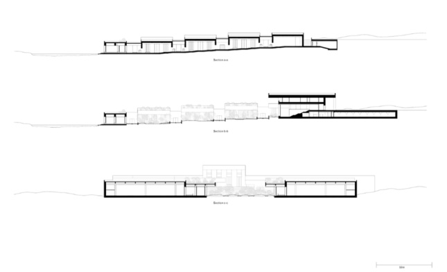 Section drawing of Zhejiang Museum of Natural History