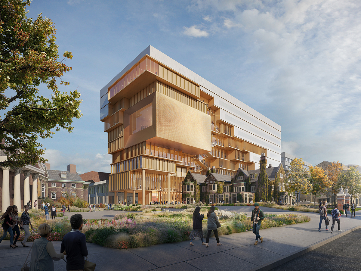 Rendering of 90 Queens Park at the University of Toronto