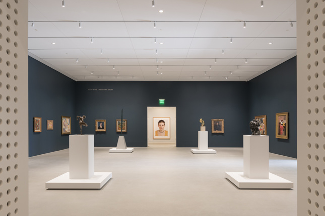 Photo of a gallery at the renovated Norton Museum of Art