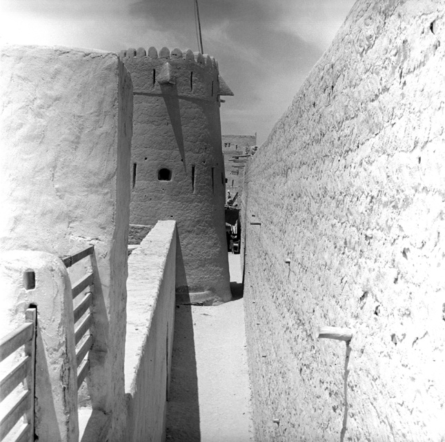 Historic image of castle walls