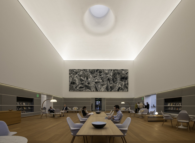 Photo of the interior of the renovated Norton Museum of Art