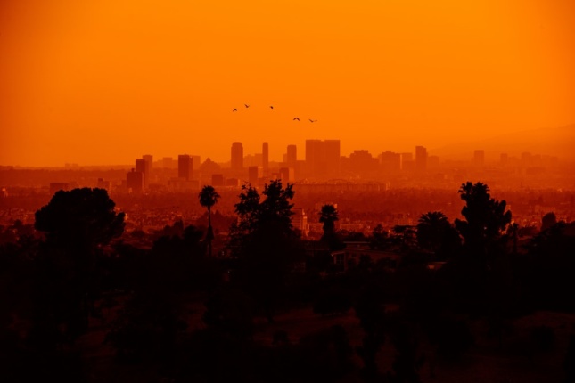 Photo of the Los Angeles skyline