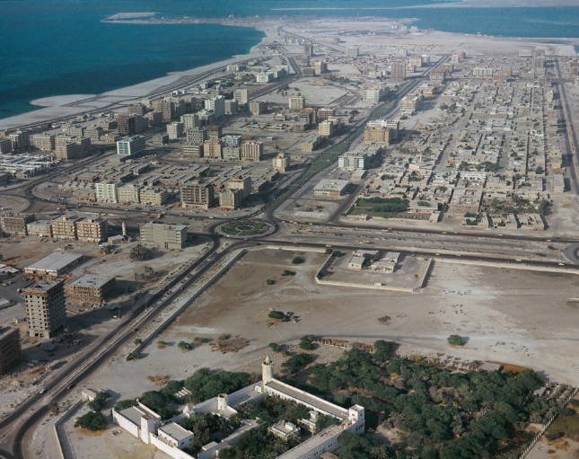 Aerial view of Abu Dhabi