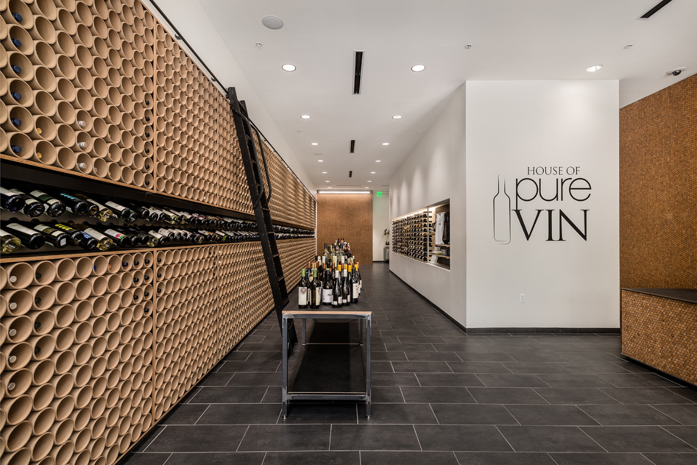 Photo of the interior of a wine store
