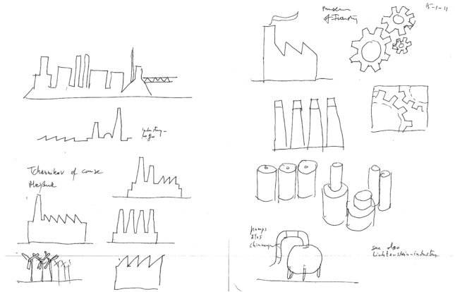 Design process sketches