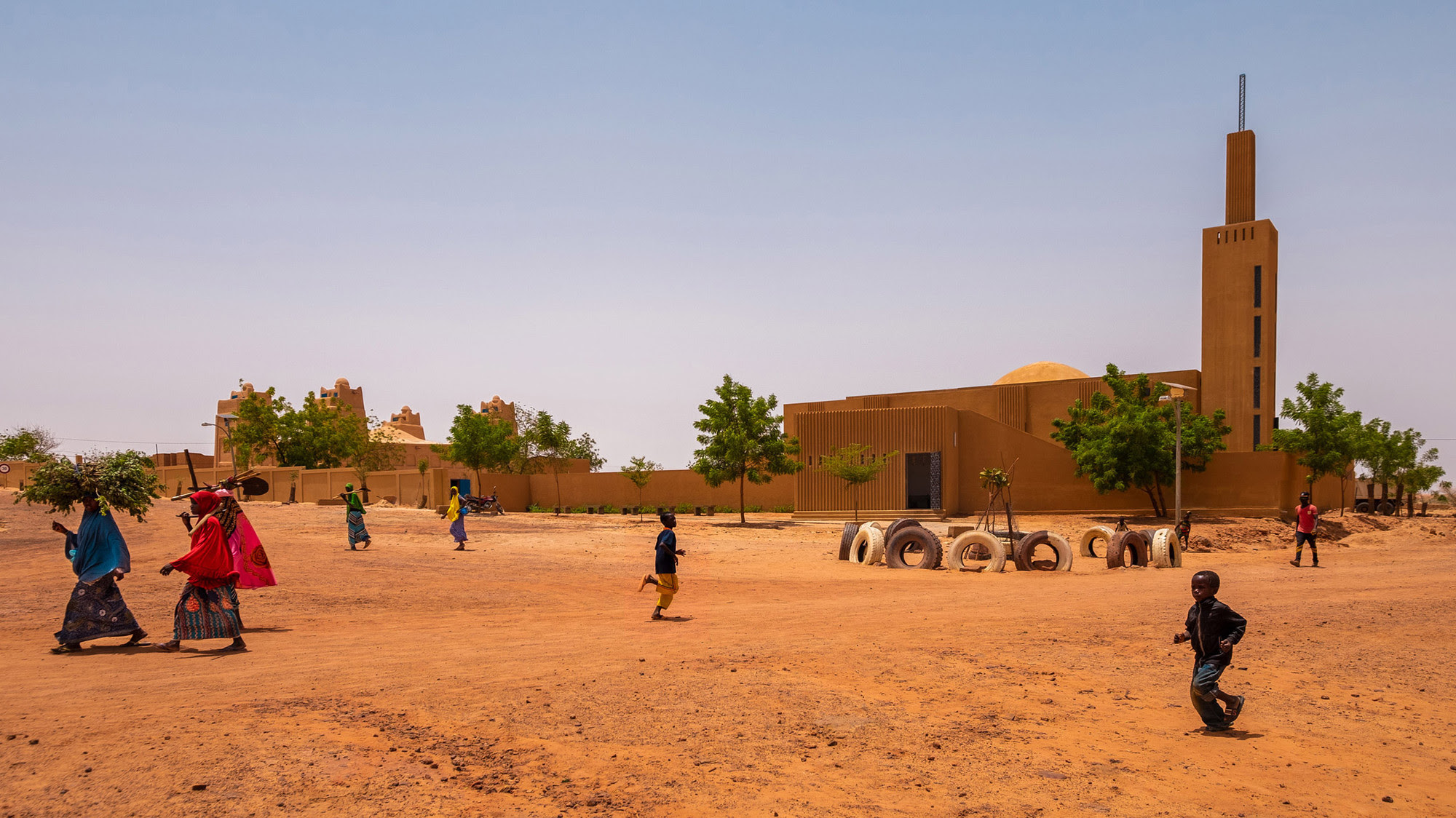 Photo of a library and community center in Niger