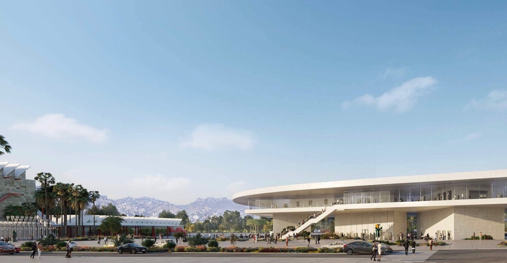 Rendering for proposed LACMA complex