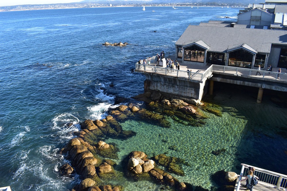 A photograph of the Monterey Bay Aquarium