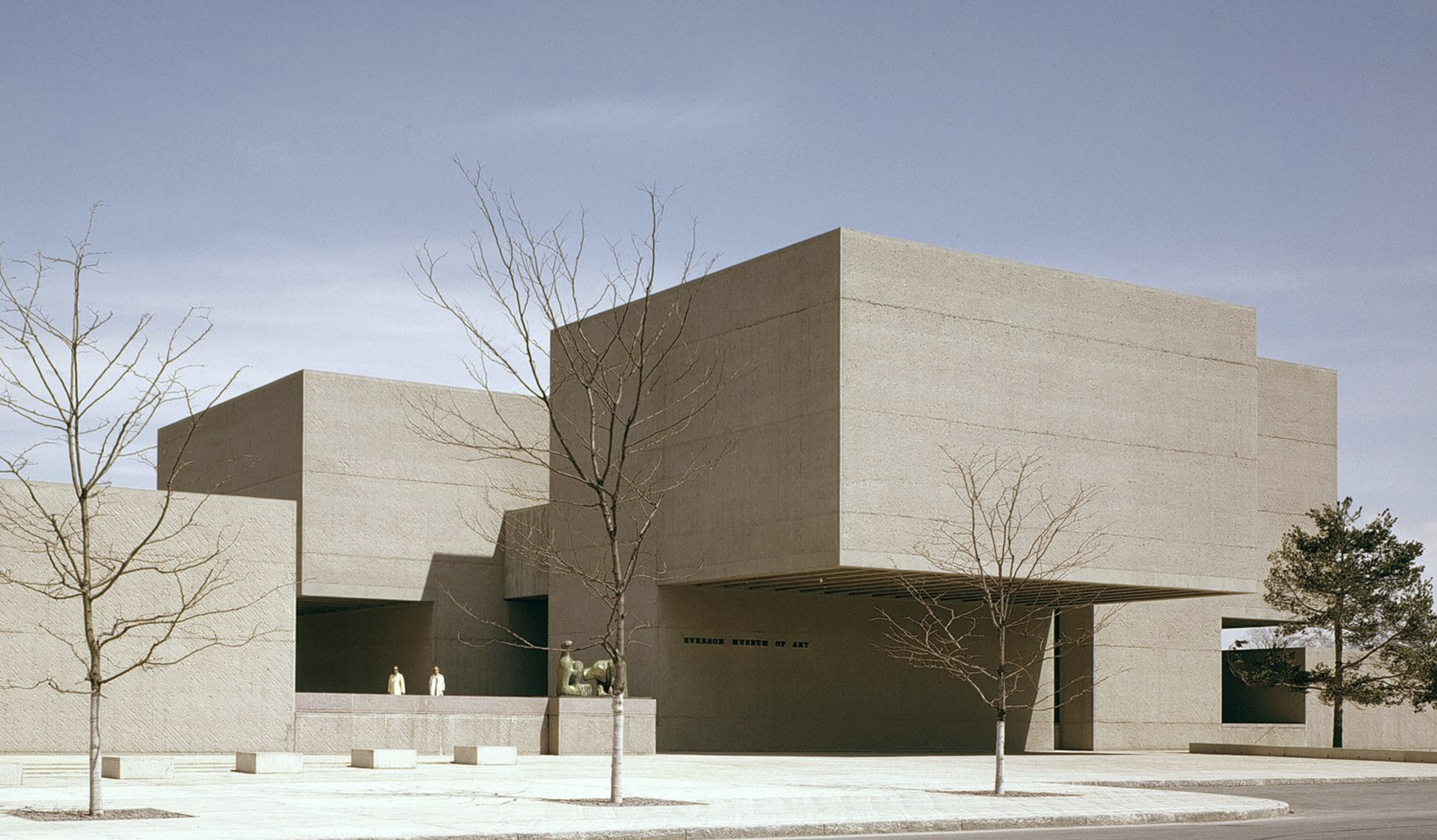 Exterior photo of the Everson Museum