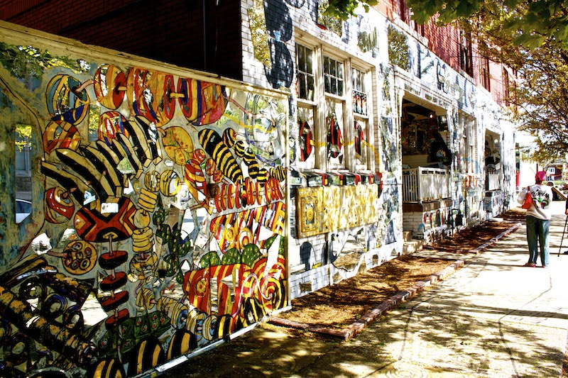 Photo of the exterior of the African Bead Museum
