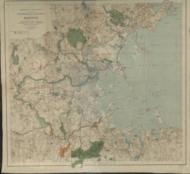 1898 map of Boston 