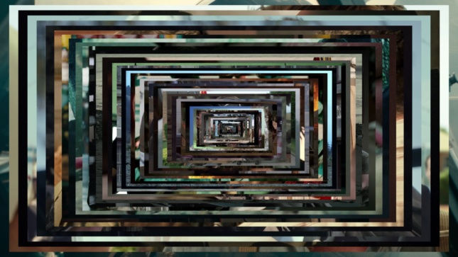 Still of a video showing multiple overlapping rectangular frames