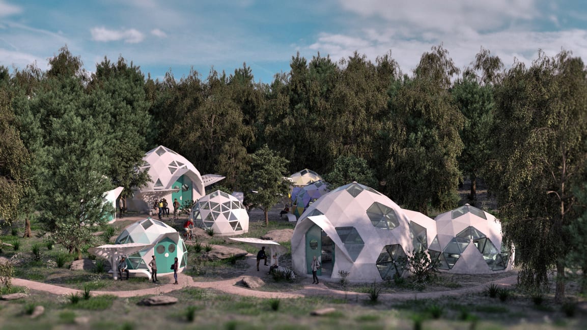 Geoship bioceramic domes are an environmentally friendly and proactive housing solution for a changing world