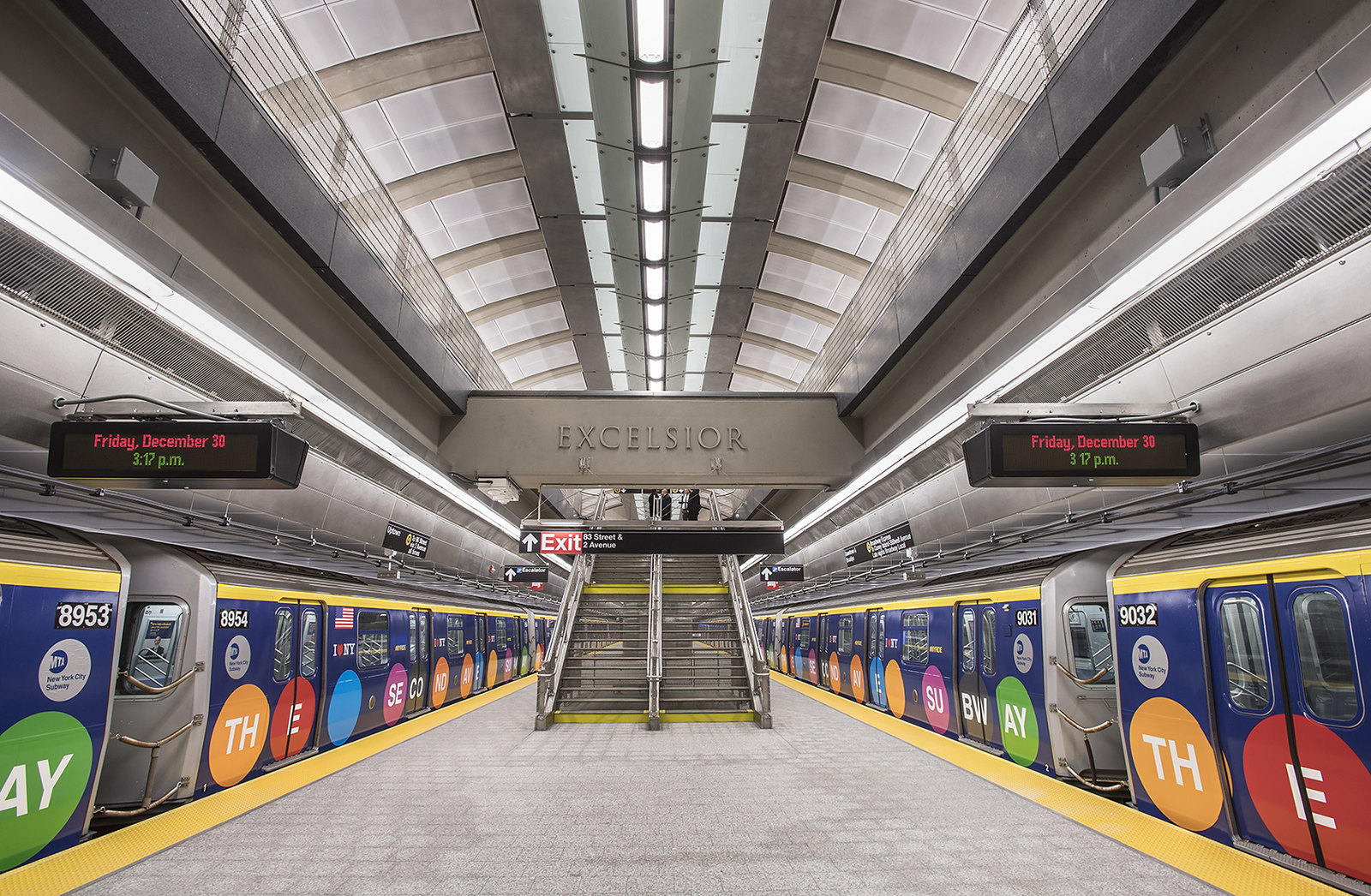 Photo of a subway station interior, which the MTA has jurisdiction over