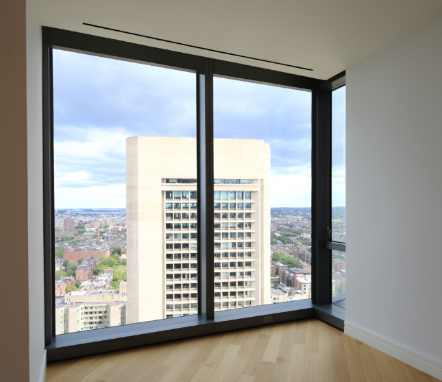Looking outward from residential unit