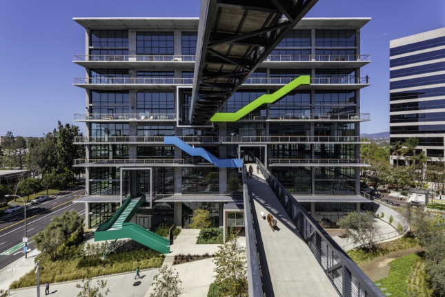 An exterior photograph of Gensler's C3 project