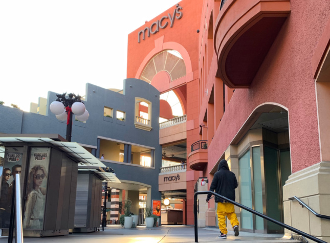 Macy's is filing suit against the Horton Plaza Mall demolition