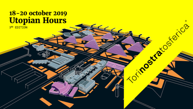 Graphic that reads "Utopian Hours, 3rd Edition: 18-20 October 2019.