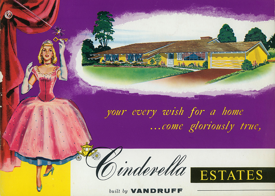 Cover of original Cinderella Homes brochure