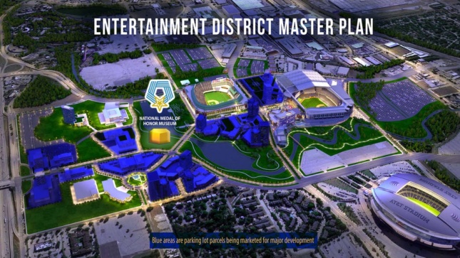 Arlington, TX Entertainment District Master Plan