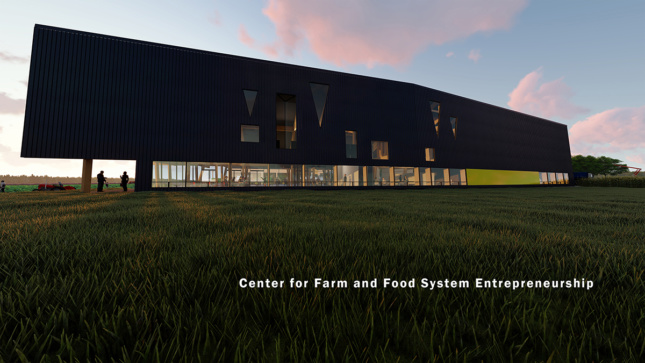 Rendering of the University of Arkansas Center for Farm and Food System Entrepreneurship 