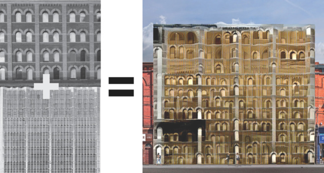 digital facade rendering
