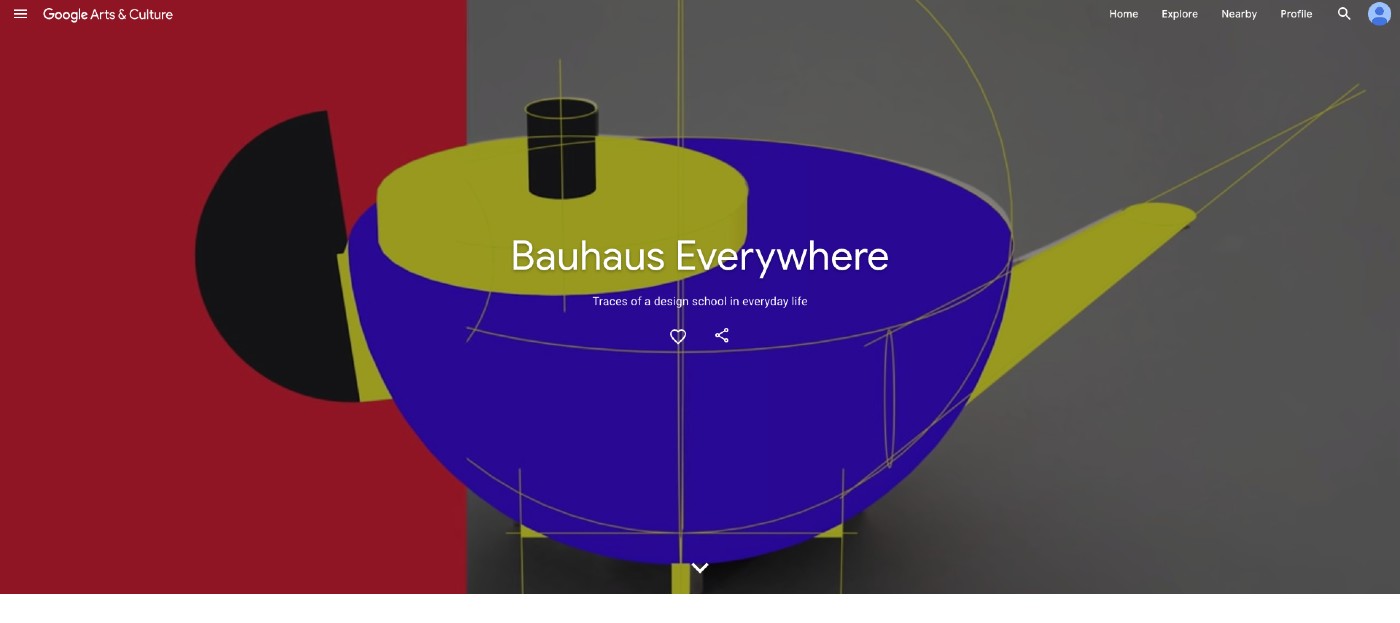 3D model of a teapot with the words Bauhaus Everywhere on top
