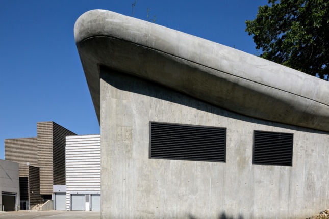 Detail of concrete soffit