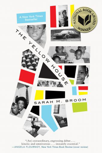 A white book cover with color blocks and black and white photos taking the shape of an abstract map of a city.