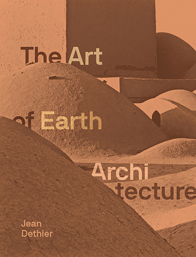 sepia cover of Art of Earth Architecture book