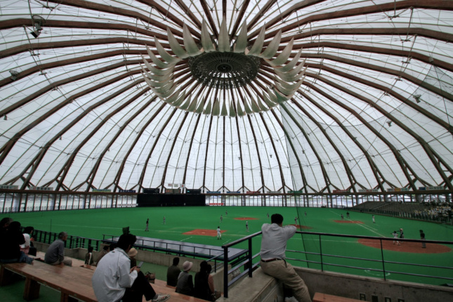 Interior of a japanese-engineered dome