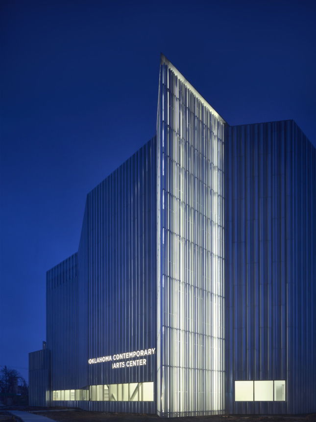 Exterior image of Oklahoma Contemporary Arts Center's Lantern
