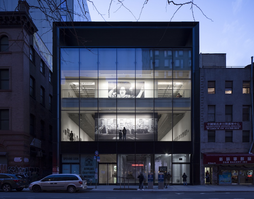 Image of the International Center of Photography by Gensler and its glazed facade