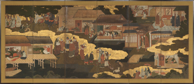 A 17th-century Japanese tapestry at the Metropolitan Museum of Art