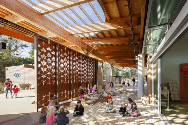 Environmental Nature Center and Preschool, Newport Beach, a timber AIA COTE winning school